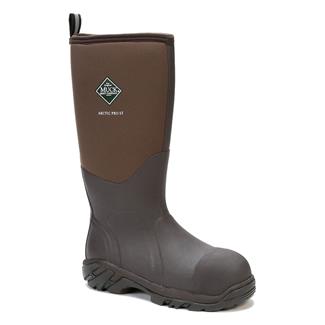 Men's Muck Steel Toe Arctic Pro Insulated Steel Toe Waterproof Boots Brown