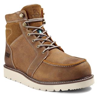 Men's Kodiak 6" McKinney Wedge Moccasin Composite Toe Boots Wheat