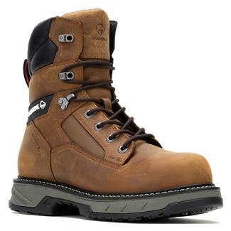 Men's Wolverine 8" Reforce Composite Toe Waterproof Work Boots Cashew