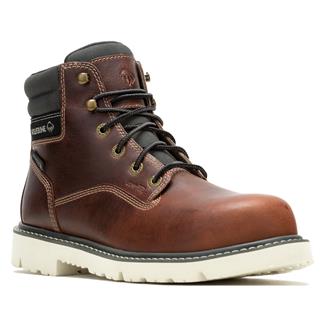 Men's Wolverine 6" Revival Composite Toe Waterproof Work Boots Rust