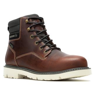 Men's Wolverine 6" Revival Waterproof Work Boots Rust