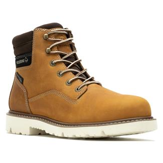 Men's Wolverine 6" Revival Waterproof Work Boots Wheat