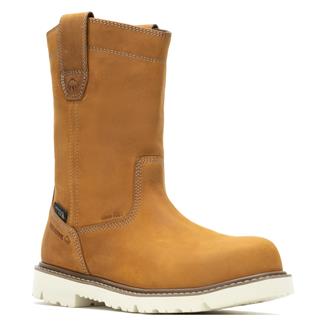 Men's Wolverine Revival Composite Toe Waterproof Wellington Boots Wheat