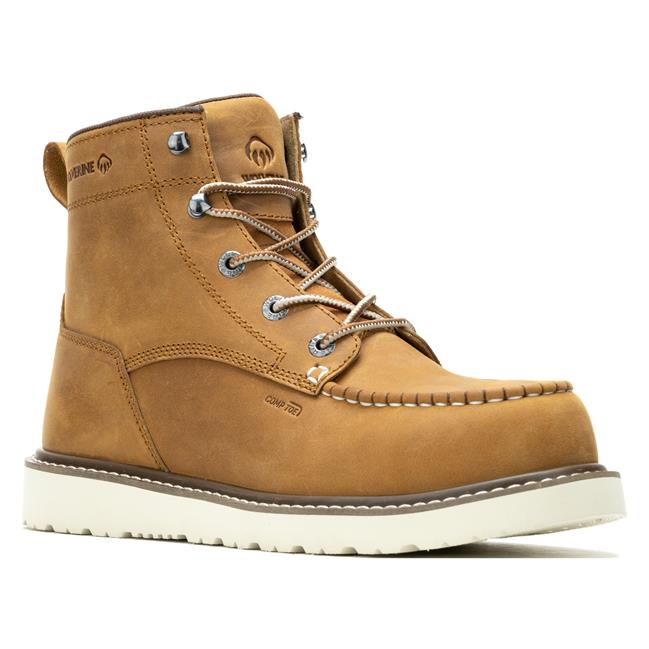 Tan composite toe boots hotsell