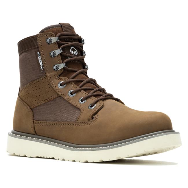 Men s Wolverine 6 Unlined Canvas Trade Wedge Work Boots Work Boots Superstore WorkBoots