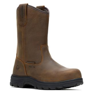 Men's Wolverine Carlsbad Wellington Steel Toe Waterproof Boots Sudan Brown