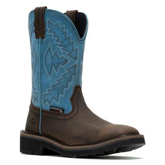 Women's Wolverine Rancher Arrow Steel Toe Waterproof Boots Blue