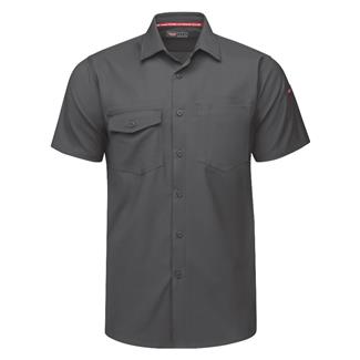 Men's Red Kap Cooling Performance Woven Work Shirt Carbon