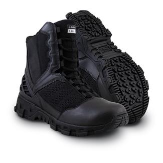 Men's Original SWAT Alpha Freedom 8” Hands Free Polishable Toe Boots Black