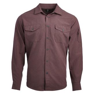 Men's Vertx Long Sleeve Recce Shirt Warm Wine