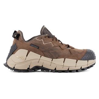 Men's Reebok Zig Kinetica Edge II Work Waterproof Composite Toe Brown