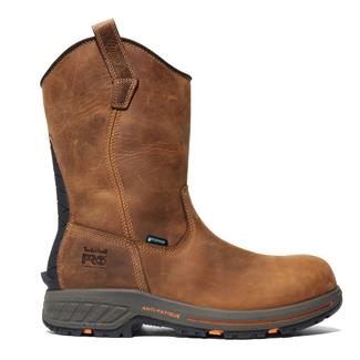 Men's Timberland PRO Helix HD Composite Toe Waterproof Boots Medium Brown
