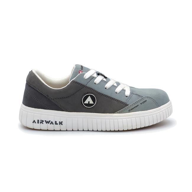 Airwalk Mens Legacee Size 9 Sneakers Gray White Skateboarding Canvas Shoes  | eBay