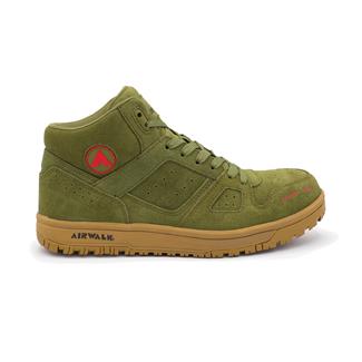 Men's Airwalk Mongo Mid Composite Toe Boots Olive / Gum