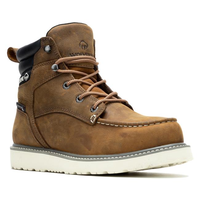 Men s Wolverine Trade Wedge Steel Toe Waterproof Boots Work