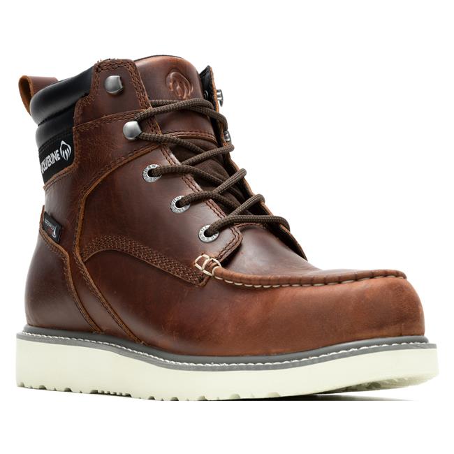 Men s Wolverine Trade Wedge Steel Toe Waterproof Boots Work Boots Superstore WorkBoots