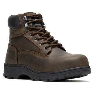 Men's Wolverine Carlsbad Steel Toe Waterproof Boots Brown