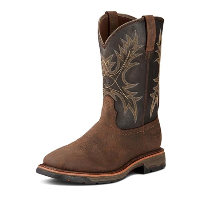 Men s Ariat WorkHog Wide Square Toe Waterproof Boots Work Boots Superstore WorkBoots