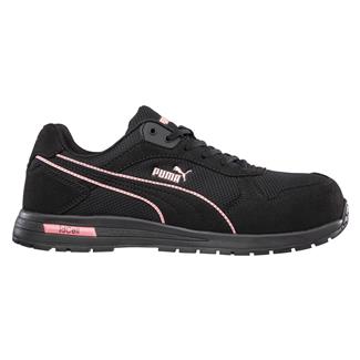 Women's Puma Safety Frontside Composite Toe Black / Pink