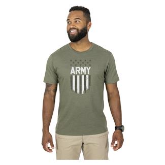 Men's Mission Made Army Flag T-Shirt OD Green