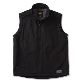 Men's CAT Sherpa Lined Vest Black