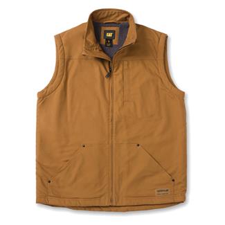 Men's CAT Sherpa Lined Vest Bronze