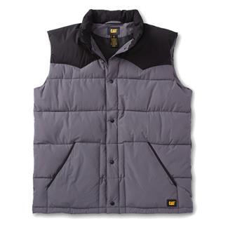 Men's CAT Big Sky Puffer Vest Magnet / Black