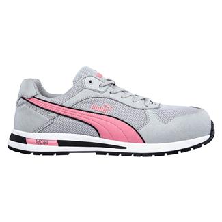 Women's Puma Safety Frontside Composite Toe Gray / Pink