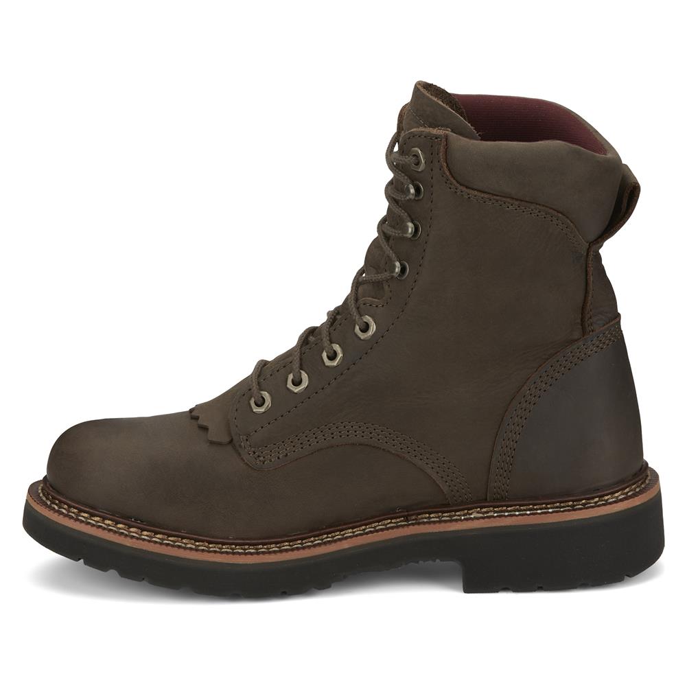 Justin Original Work Boots Rivot Men s Hickory Brown