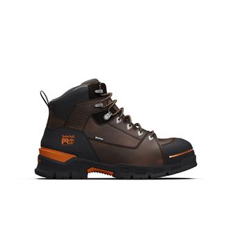 Men's Timberland PRO Endurance EV Composite Toe Waterproof Boots Brown