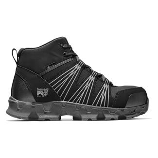 Men's Timberland PRO Powertrain Mid ESD Alloy Toe Boots Black