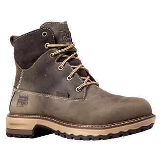 Women's Timberland PRO 6" Hightower Alloy Toe Waterproof Boots Turkish Coffee