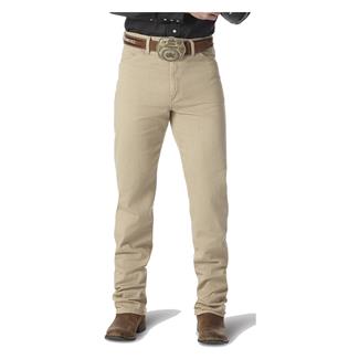 Men's Wrangler Cowboy Cut Original Fit Jeans Prewashed Tan