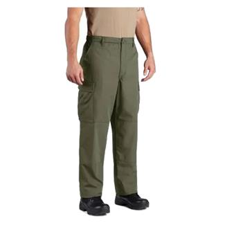 Men's Propper Poly / Cotton Ripstop BDU Pants (Zip Fly) Olive Green