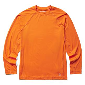 Men's Wolverine Sun-Stop Long Sleeve Crew Orange