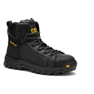 Men's CAT Threshold Rebound Composite Toe Waterproof Boots Black