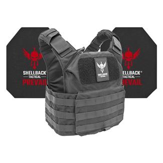 Shellback Tactical Patriot Active Shooter Kit / Level IV Model 4S17 Armor Plates Black