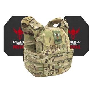 Shellback Tactical Patriot Active Shooter Kit / Level IV Model 4S17 Armor Plates MultiCam