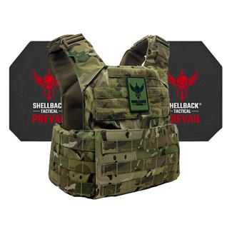 Shellback Tactical Skirmish Active Shooter Kit / Level IV 4S17 Armor Plates MultiCam