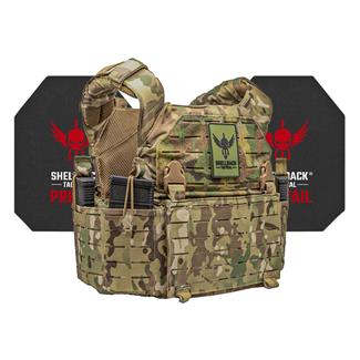 Shellback Tactical Rampage 2.0 Active Shooter Kit / Level IV 4S17 Armor Plates MultiCam