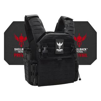 Shellback Tactical Banshee Elite 3.0 Active Shooter Kit / Level IV Model 4S17 Armor Plates Black