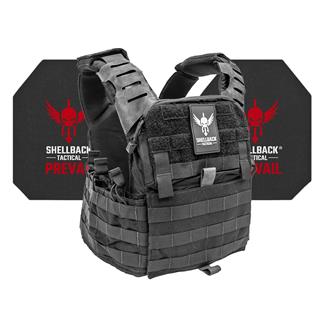 Shellback Tactical Banshee Elite 2.0 Active Shooter Kit / Level IV Model 4S17 Armor Plates Black