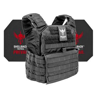 Shellback Tactical Banshee Active Shooter Kit / Level IV Model 4S17 Armor Plates Black