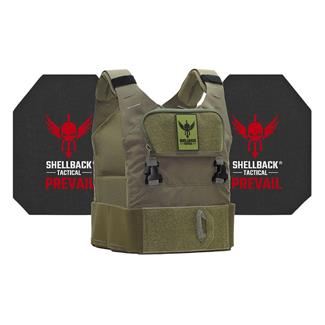 Shellback Tactical Stealth 2.0 Active Shooter Kit / Level IV Model 4S17 Armor Plates Ranger Green