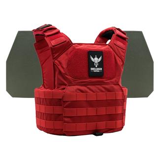 Shellback Tactical Patriot Level IV Body Armor Kit / Model L410 Plates Range Red