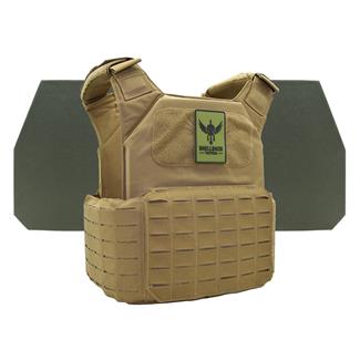 Shellback Tactical Shield 2.0 Level IV Body Armor Kit / Model L410 Plates Coyote