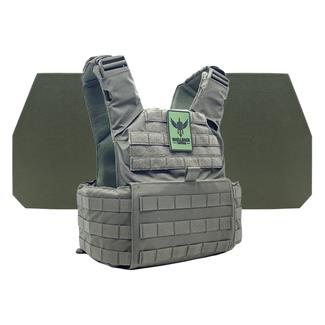 Shellback Tactical Skirmish Level IV Body Armor Kit / Model L410 Plates Ranger Green