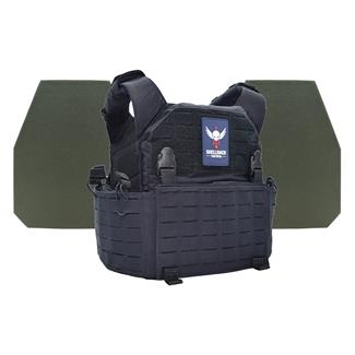 Shellback Tactical Rampage 2.0 Level IV Body Armor Kit / Model L410 Plates Navy Blue