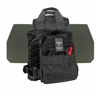 Shellback Tactical Defender 2.0 Level IV Active Shooter Armor Kit / Model L410 Plates Black
