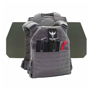 Shellback Tactical Defender 2.0 Level IV Active Shooter Armor Kit / Model L410 Plates Wolf Gray